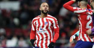 Късен гол на Мемфис Депай носи успеха на Атлетико